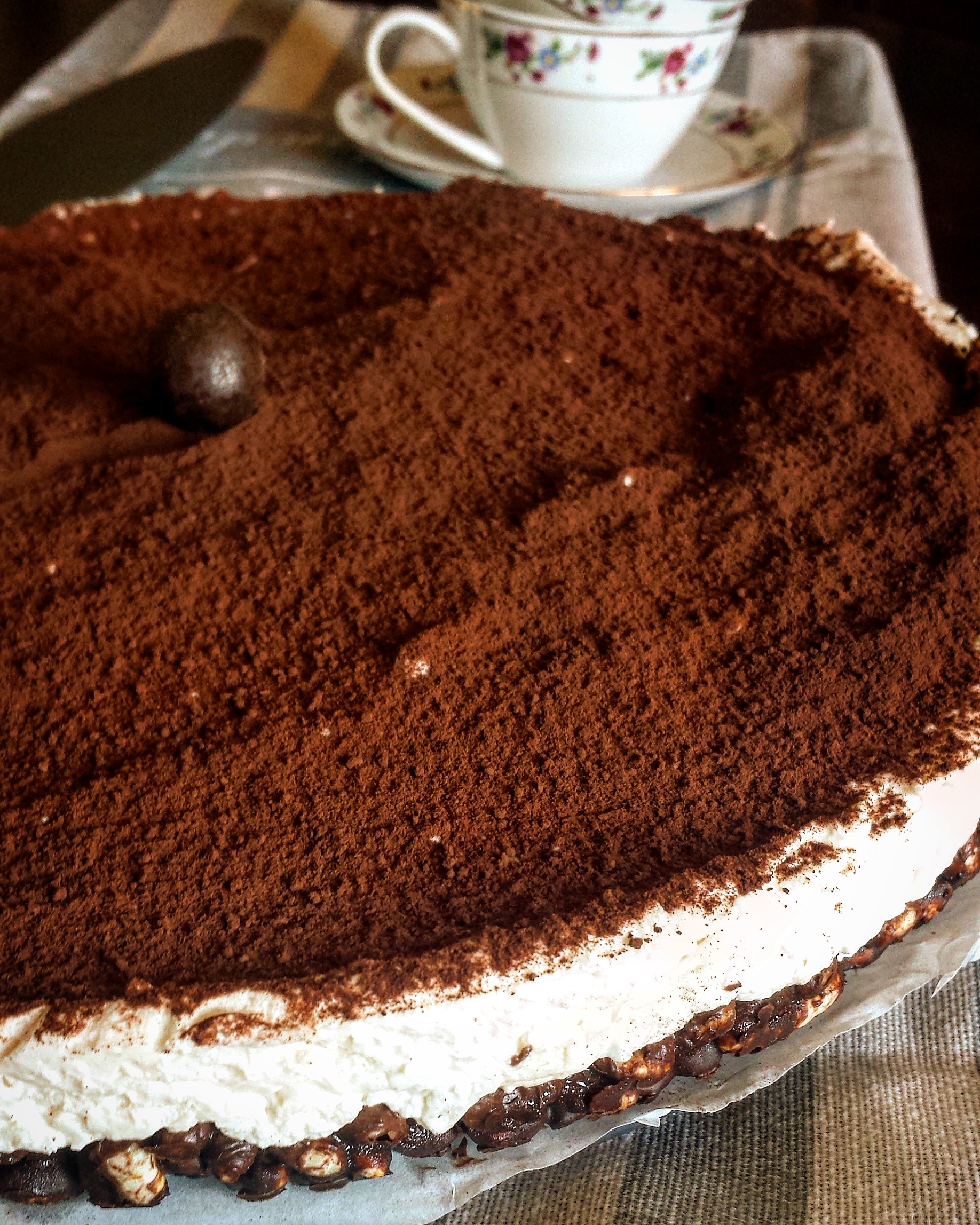 Torta fredda al caffè (senza gelatina).