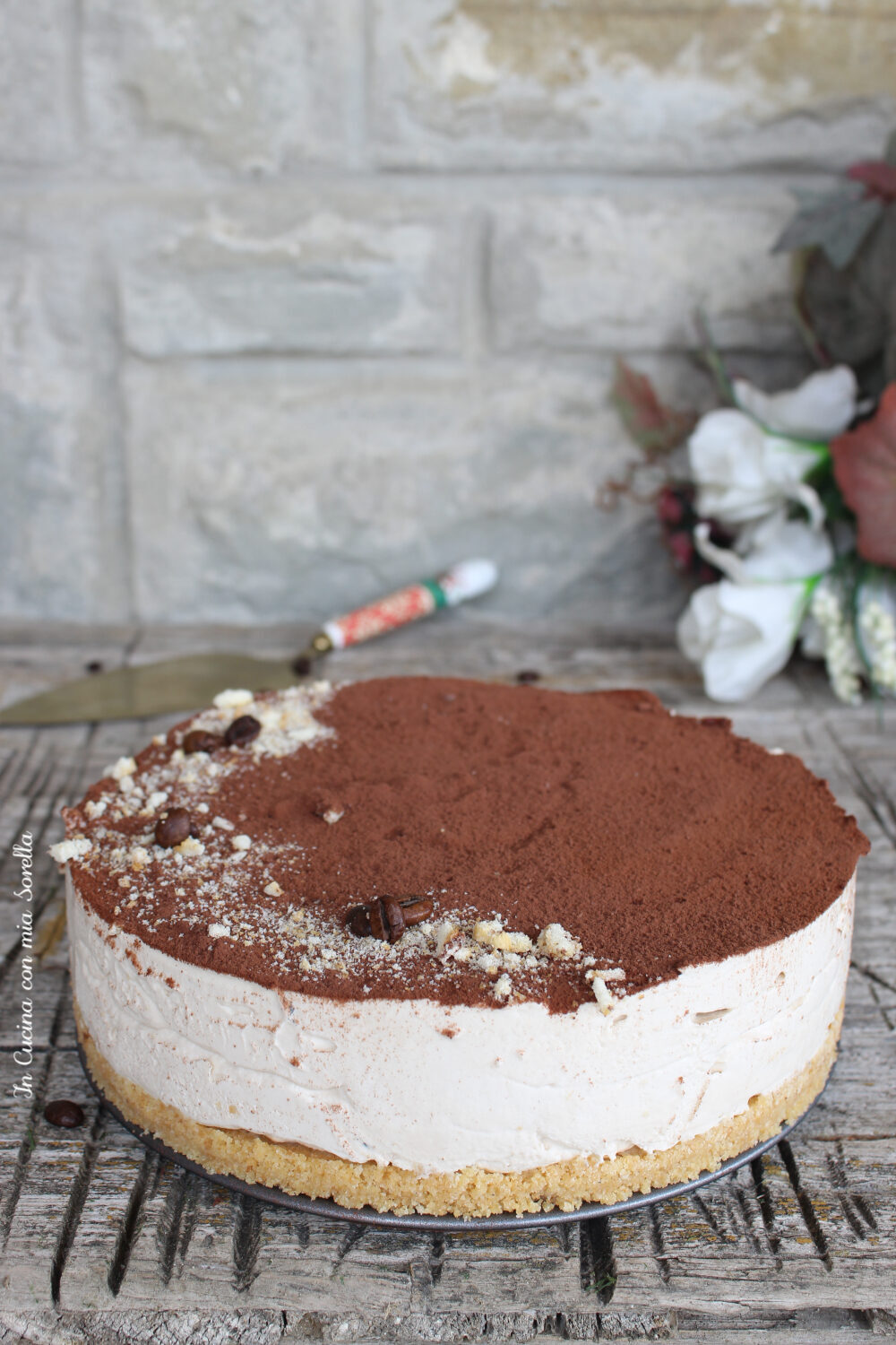 Torta fredda al mascarpone e caffè