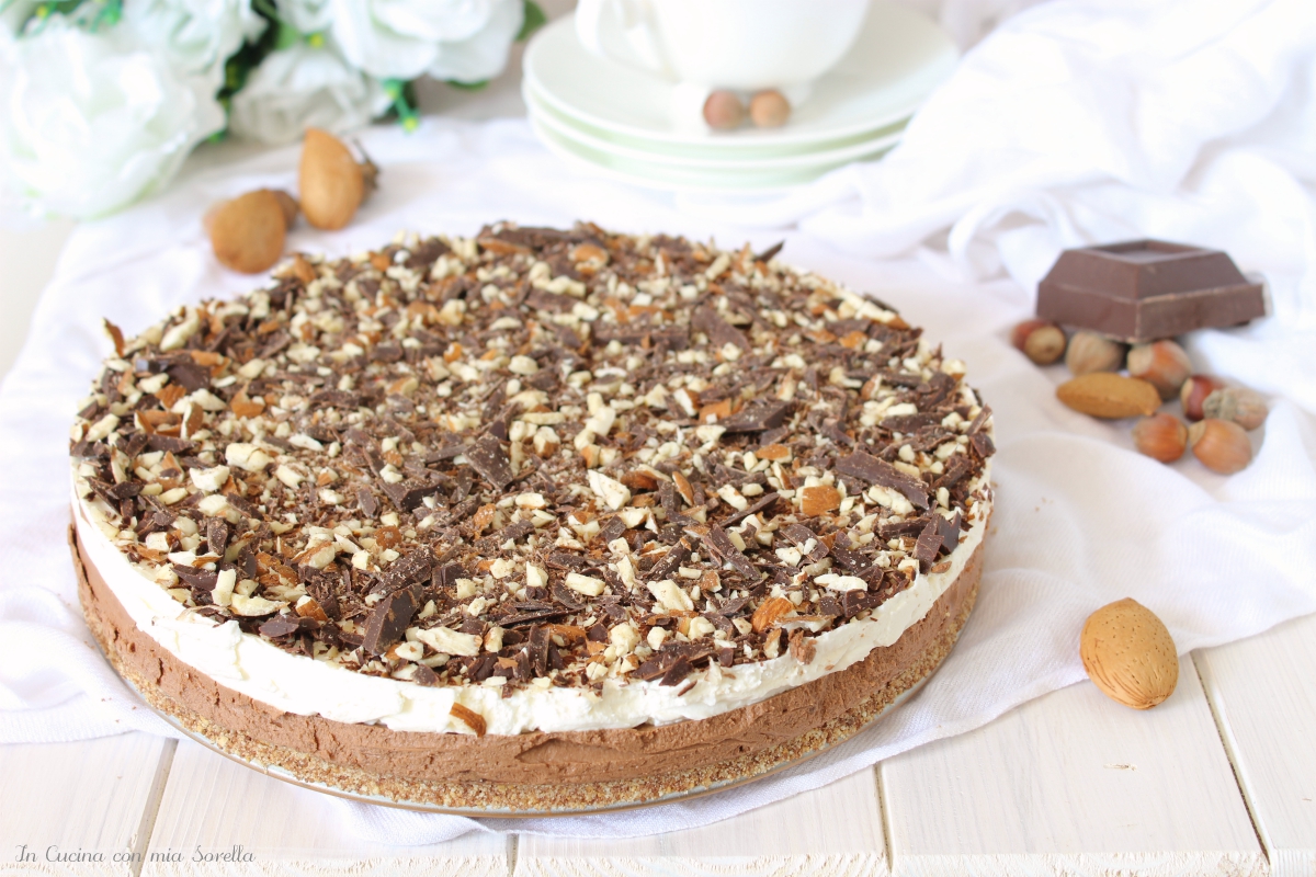 Torta fredda al mascarpone e cioccolato