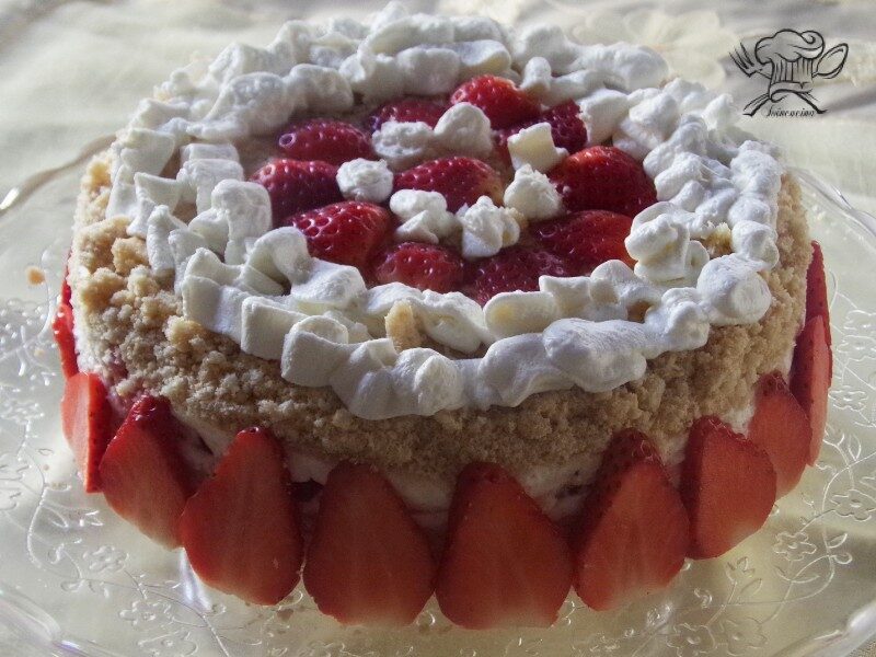 Torta fredda alle fragole
