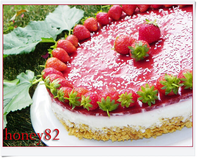 Torta fredda alle fragole