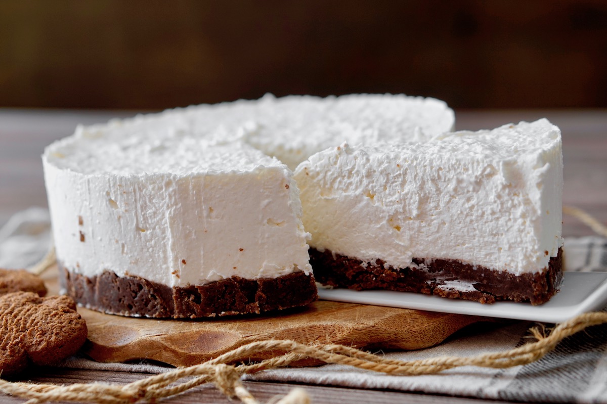 Torta fredda allo yogurt e cocco
