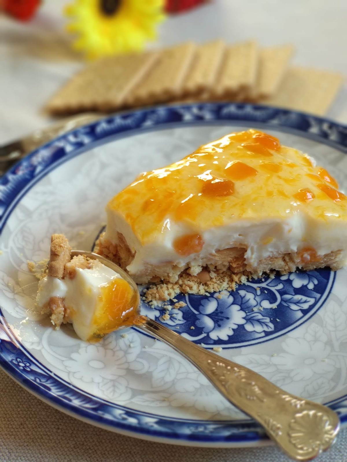 Torta fredda allo yogurt