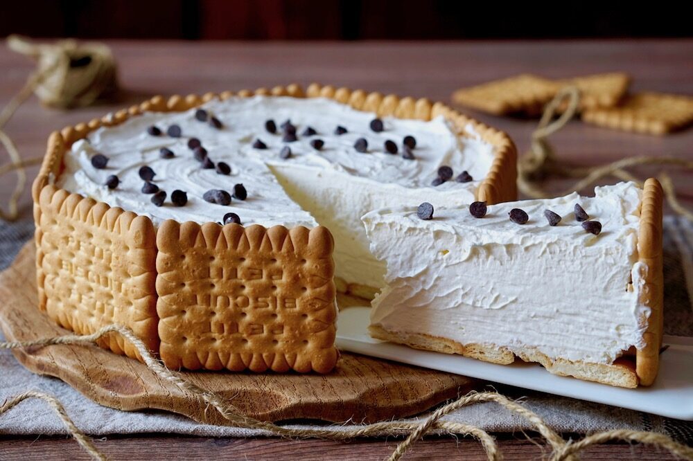Torta fredda di biscotti e mascarpone