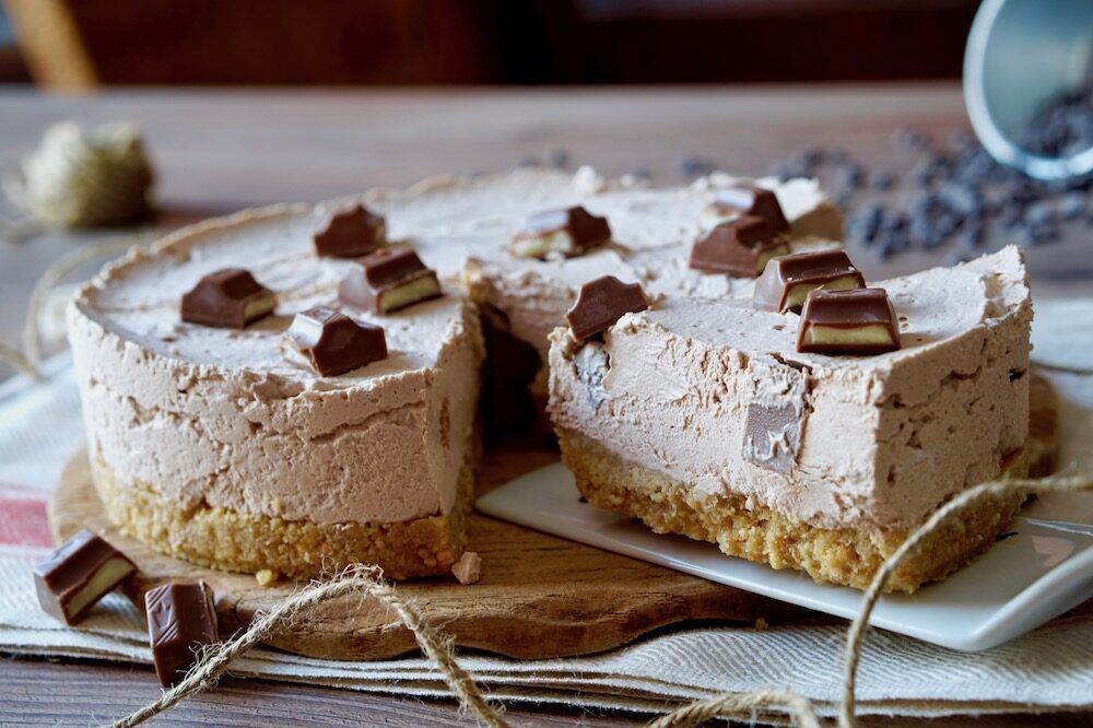 Torta fredda kinder cioccolato