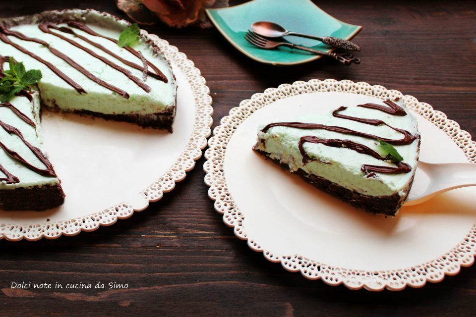 Torta fredda menta e cioccolato