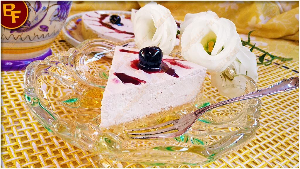 Torta fredda senza cottura con ricotta