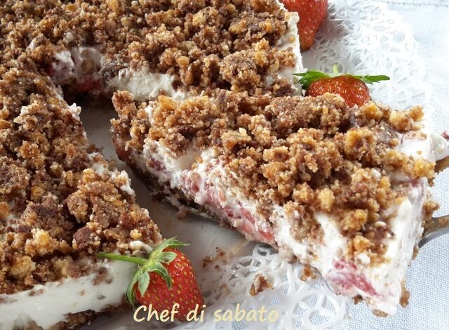 Torta fresca alle fragole