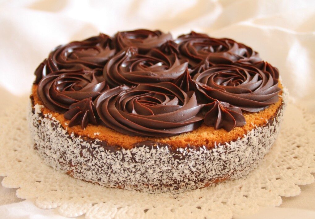 Torta freschissima cocco e cioccolato