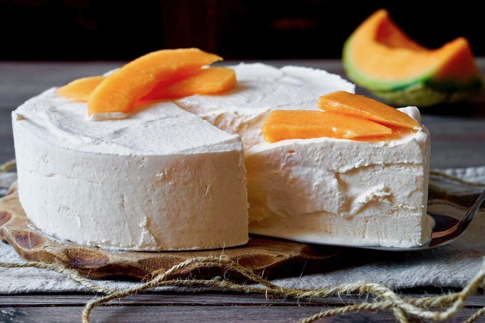 Torta gelato al melone