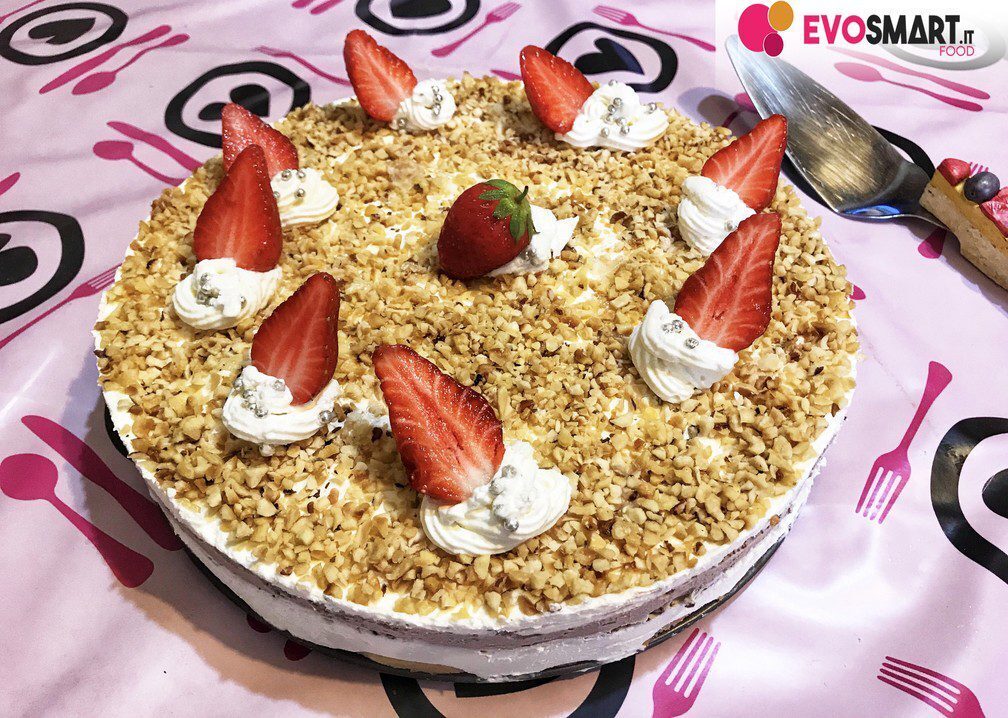 Torta gelato cioccolato e vaniglia