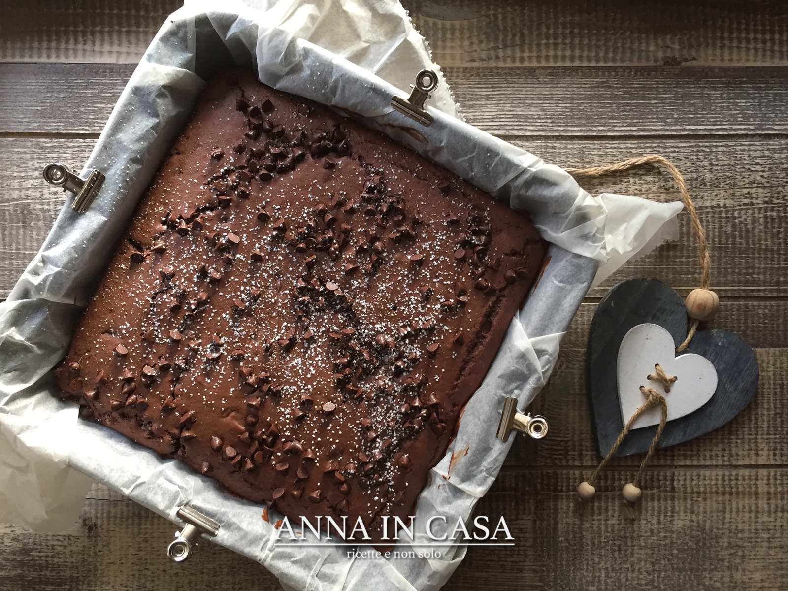 Torta gelato e gocce al cioccolato