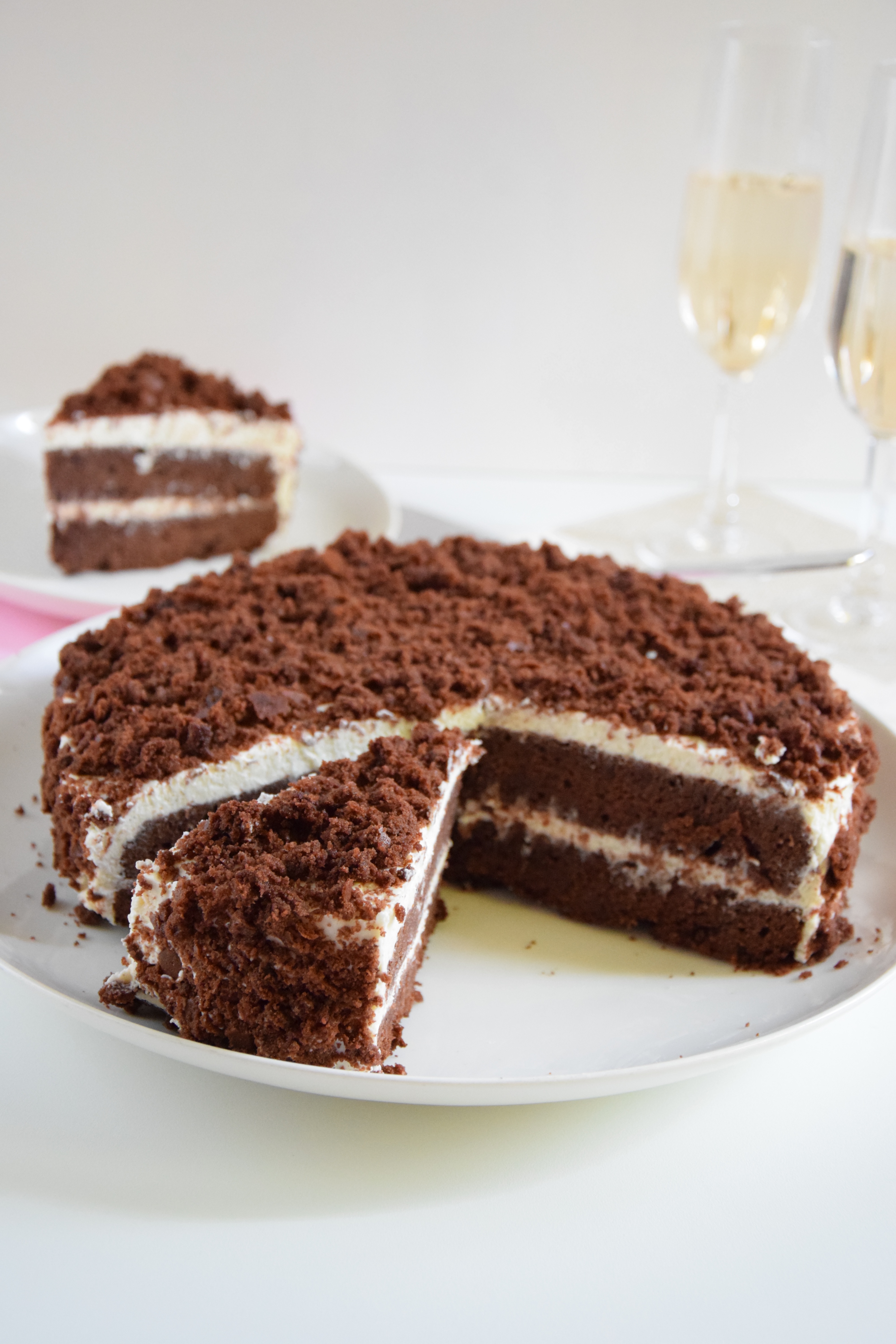 Torta genoise al mascarpone