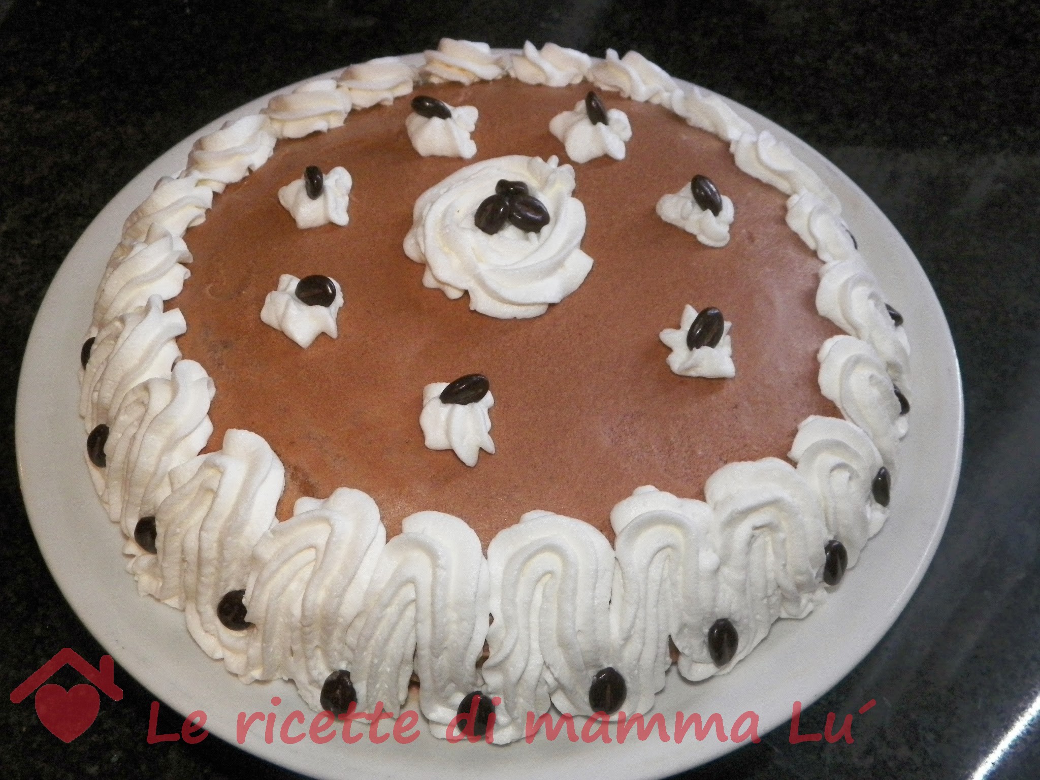 Torta glassata al caffè