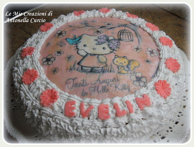 TORTA HELLO KITTY ALLE DUE CREME