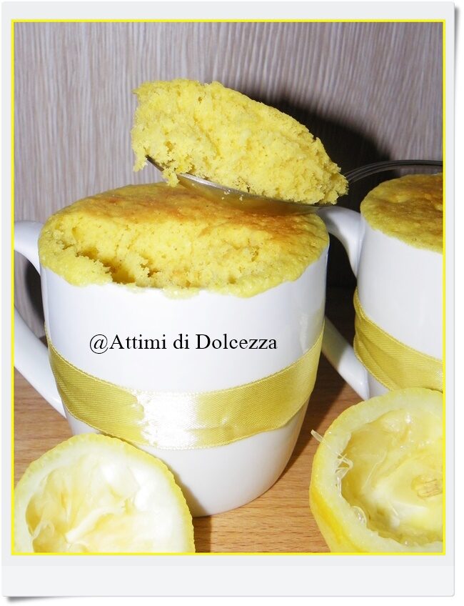 Torta in tazza al limone
