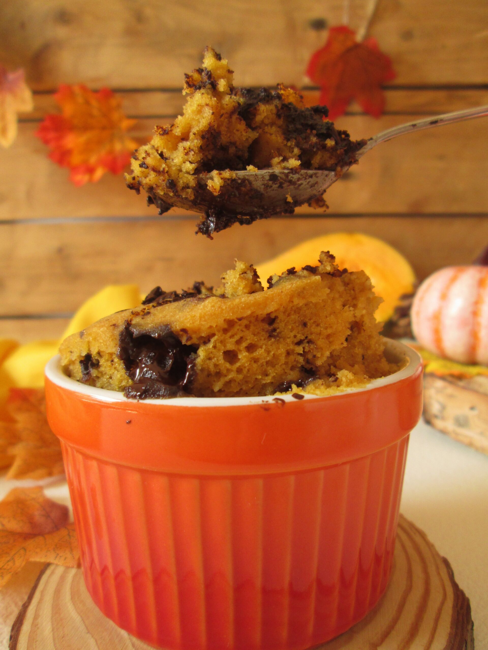 Torta in tazza alla zucca