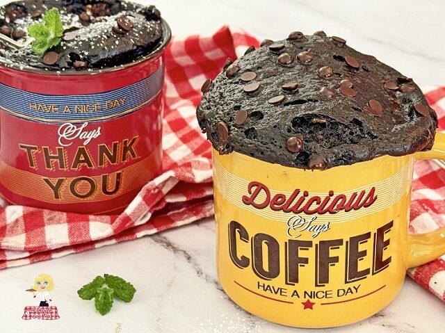 Torta in tazza mug cake cotta in 2 minuti