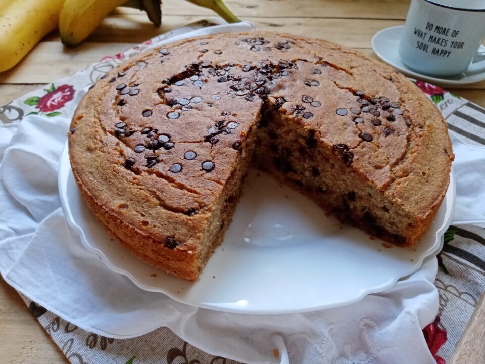 Torta integrale alle banane
