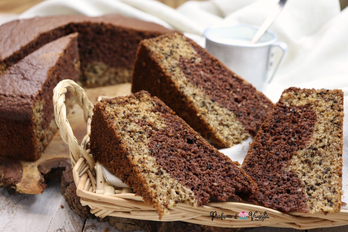 Torta integrale cacao e nocciole