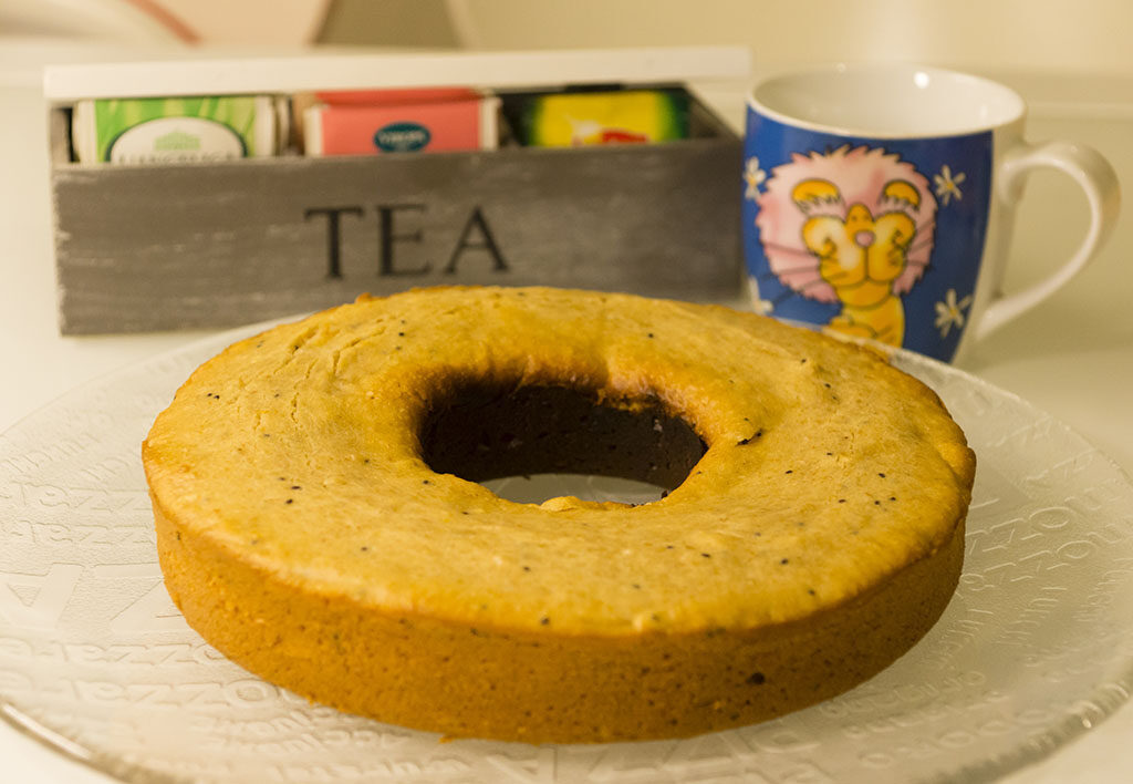 Torta integrale con kiwi