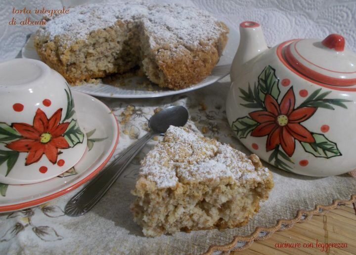 Torta integrale di albumi