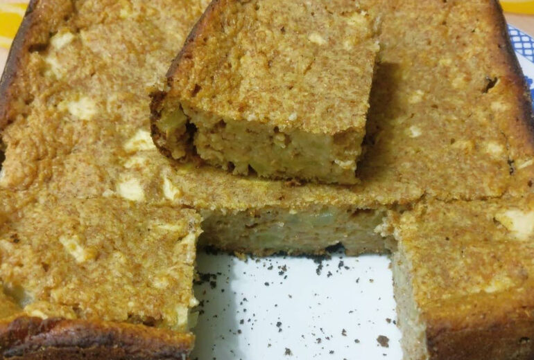 Torta integrale di mele senza zucchero