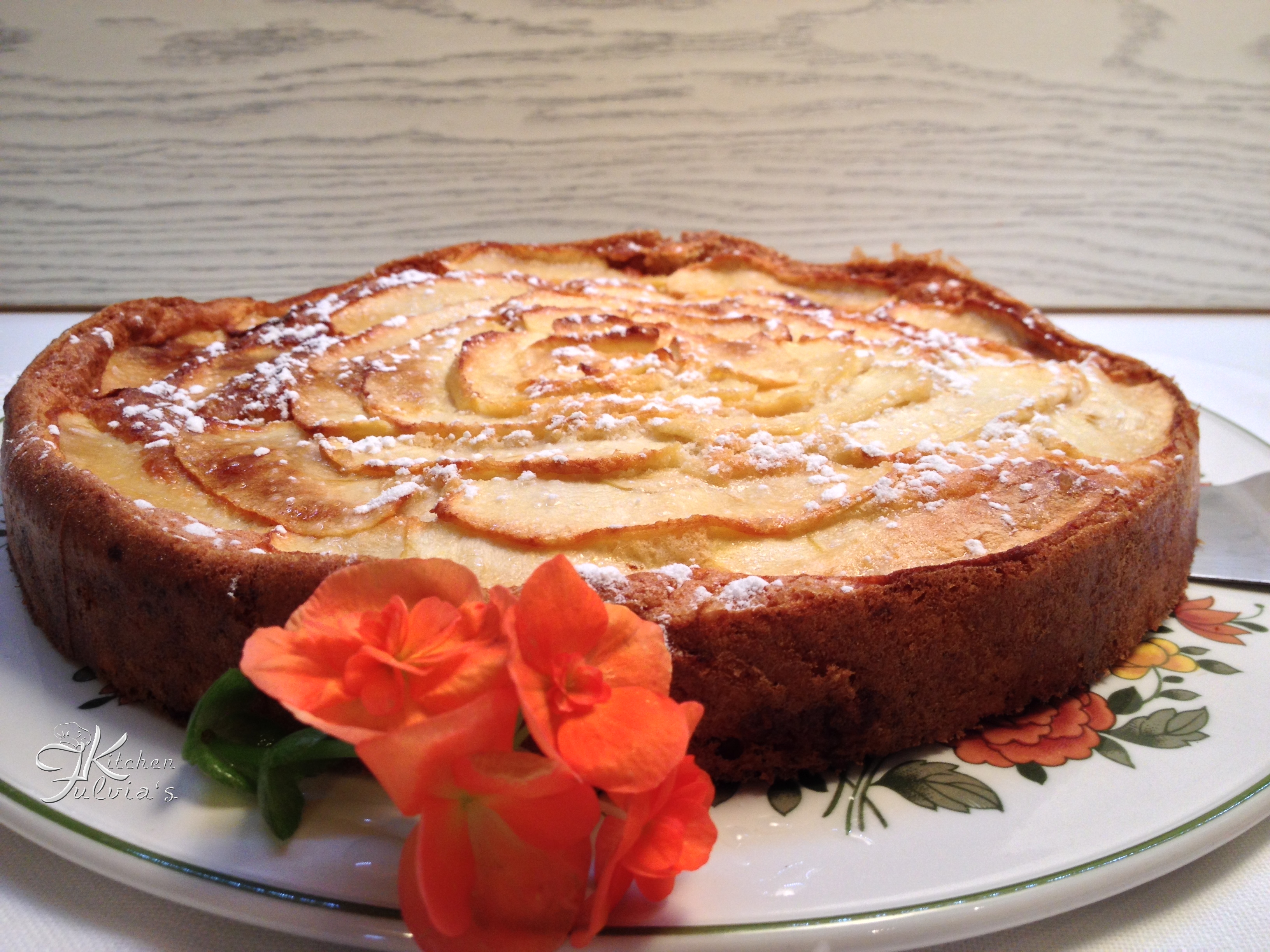 Torta light con mele e albumi