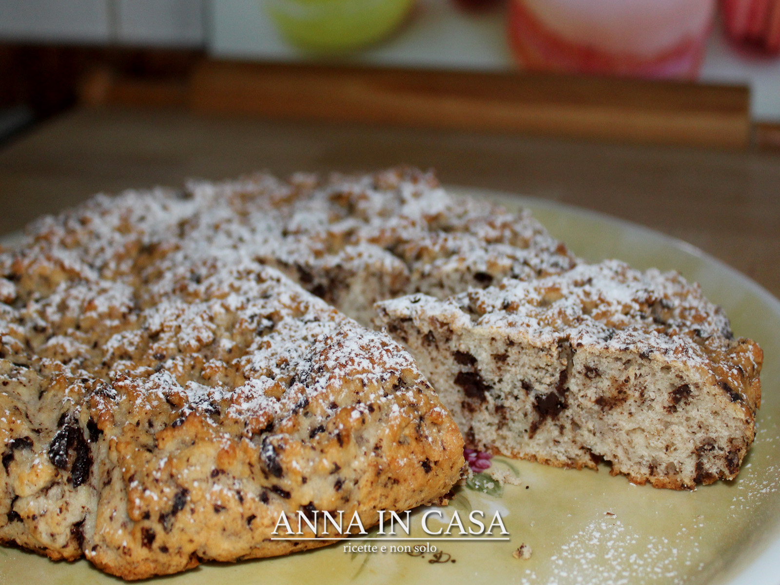 Torta light ricotta e cioccolato (senza burro e senza uova)