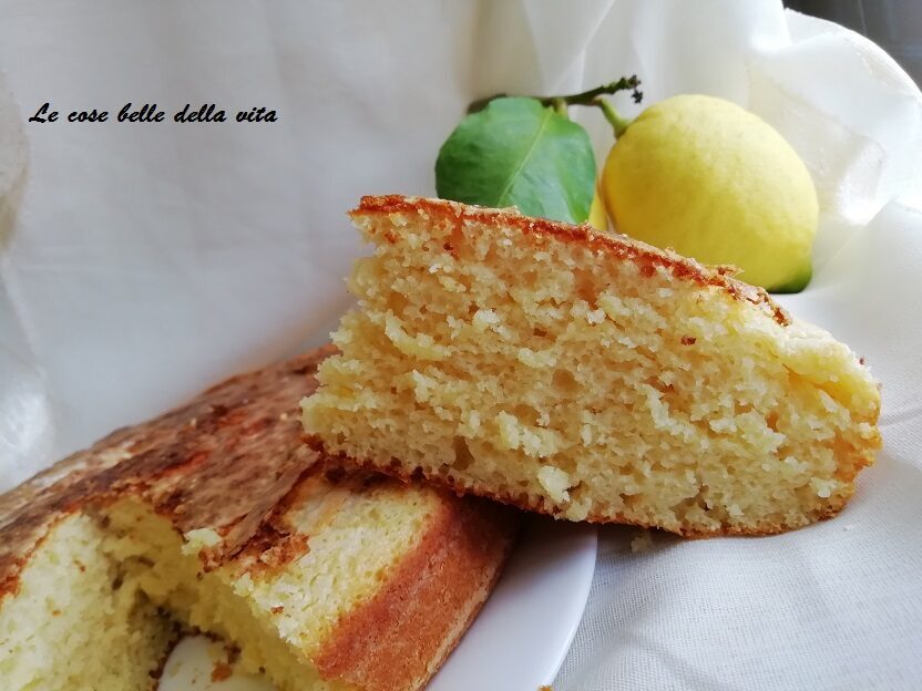 Torta limone e ricotta