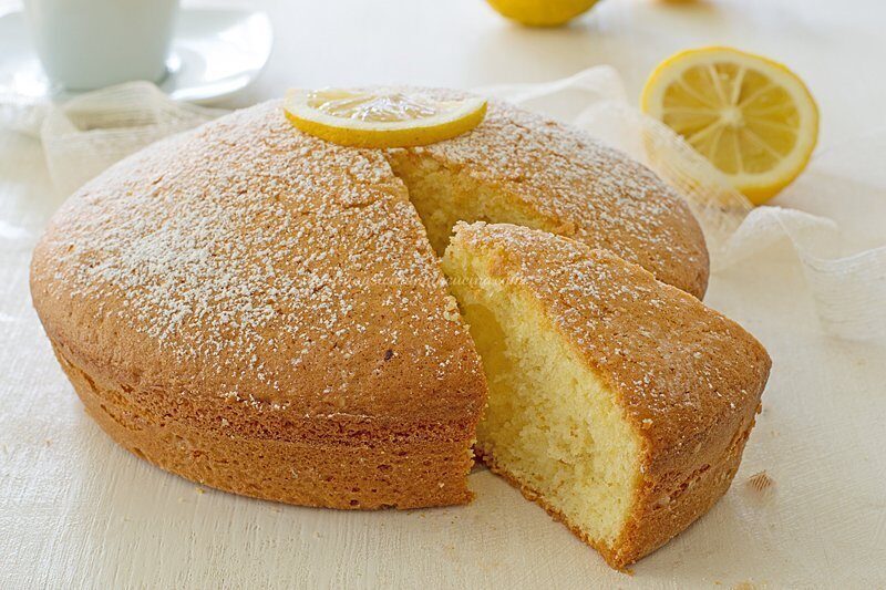 Torta limone e yogurt semplice