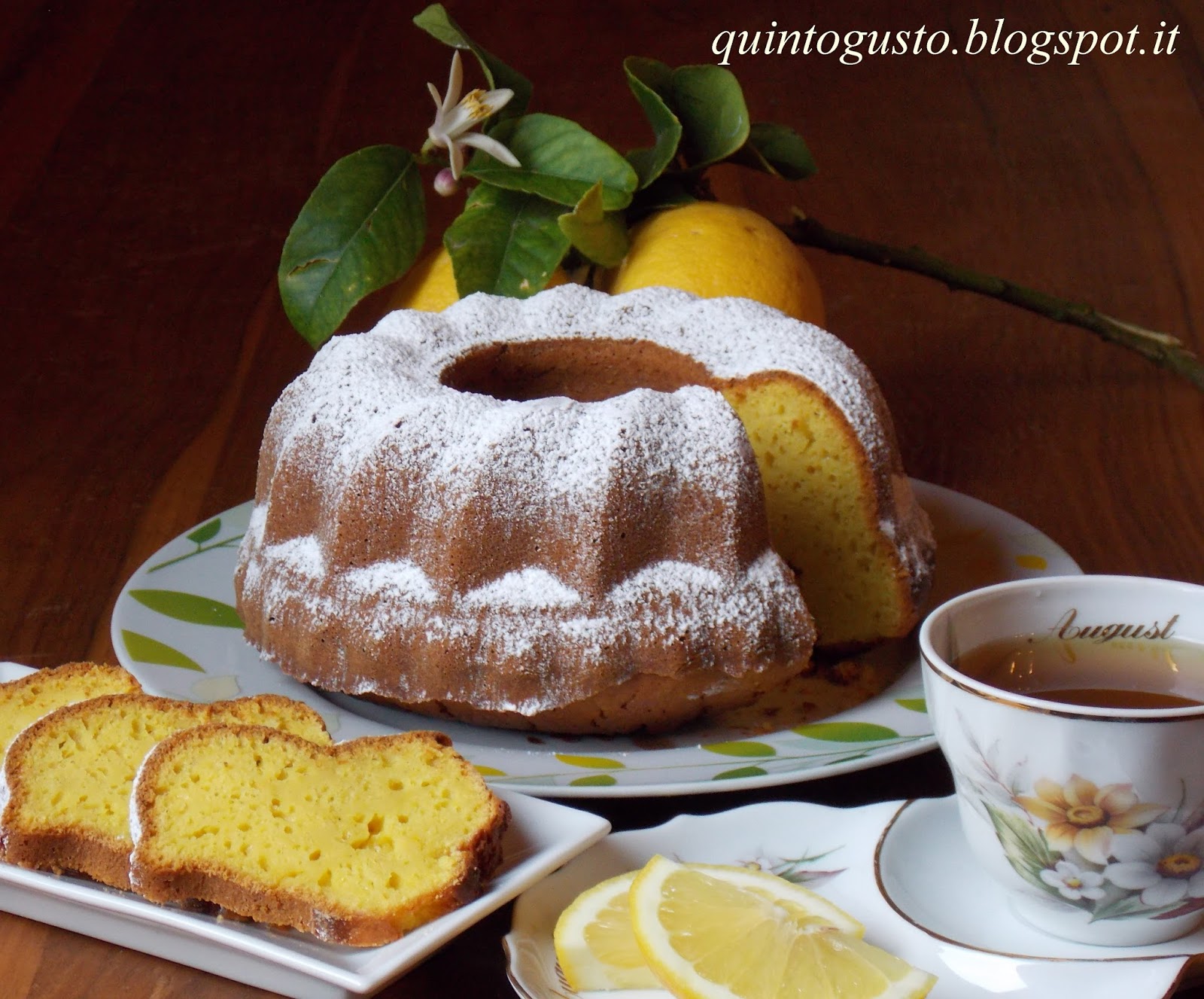 Torta limone e zenzero