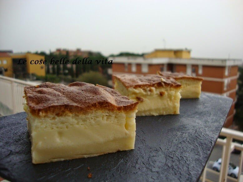 Torta magica alla vaniglia