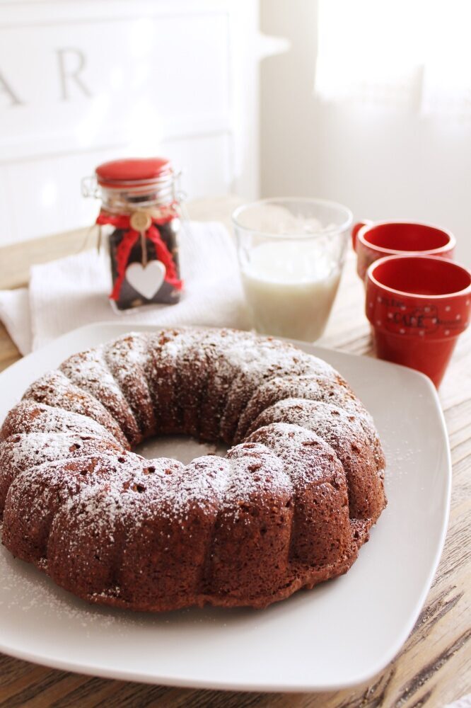 Torta mandorle e cioccolato fondente