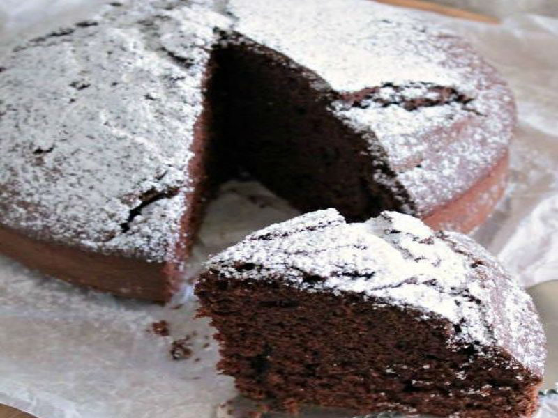 Torta margherita al cacao
