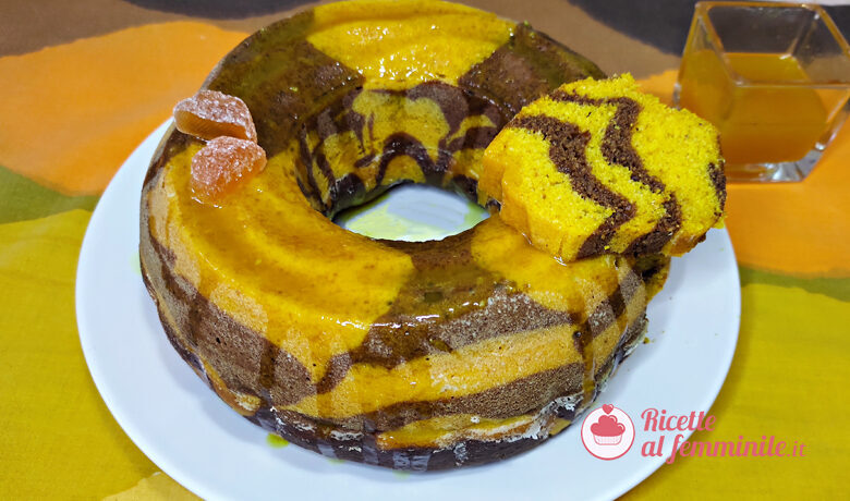 Torta marmorizzata alla zucca