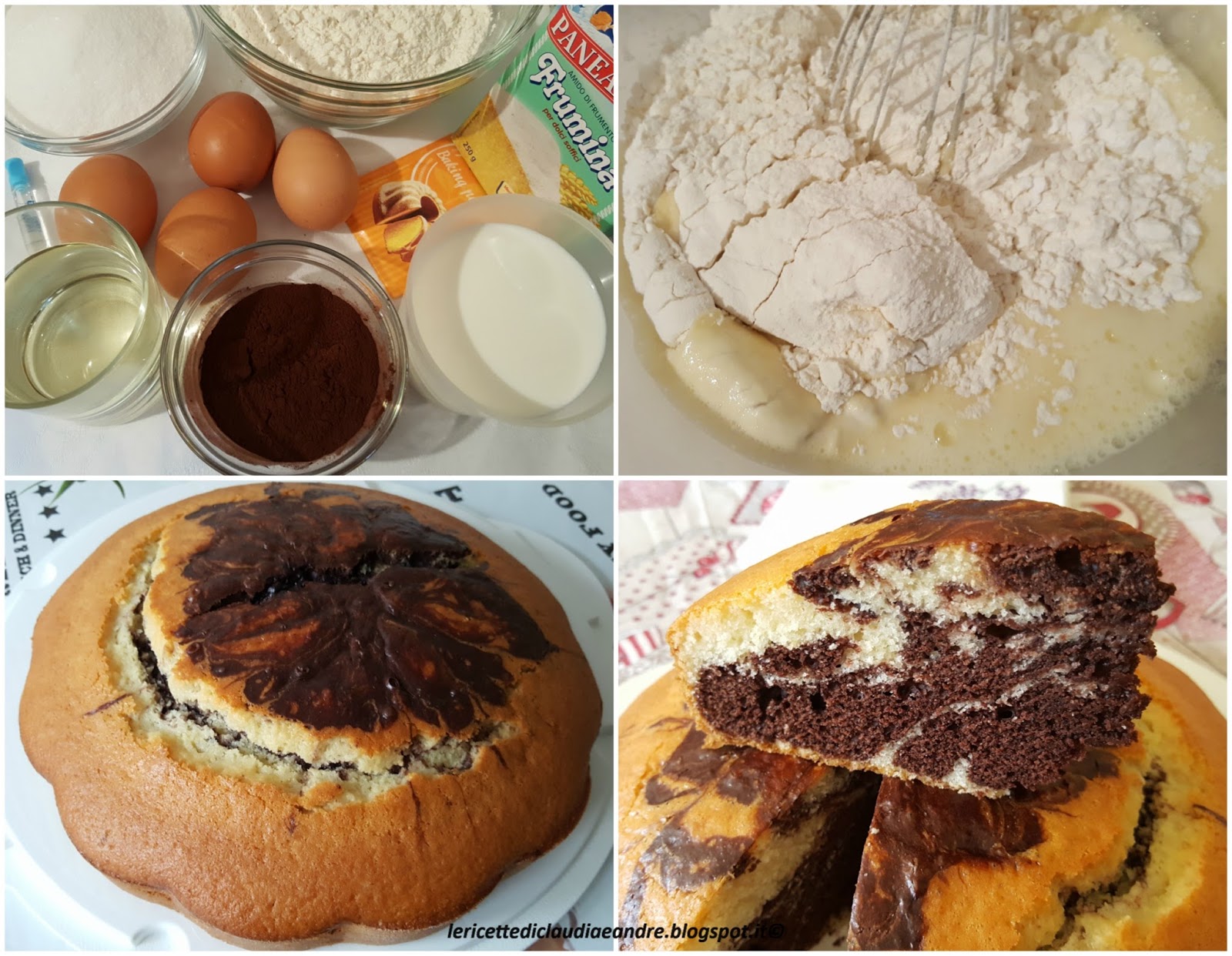 Torta marmorizzata all’olio