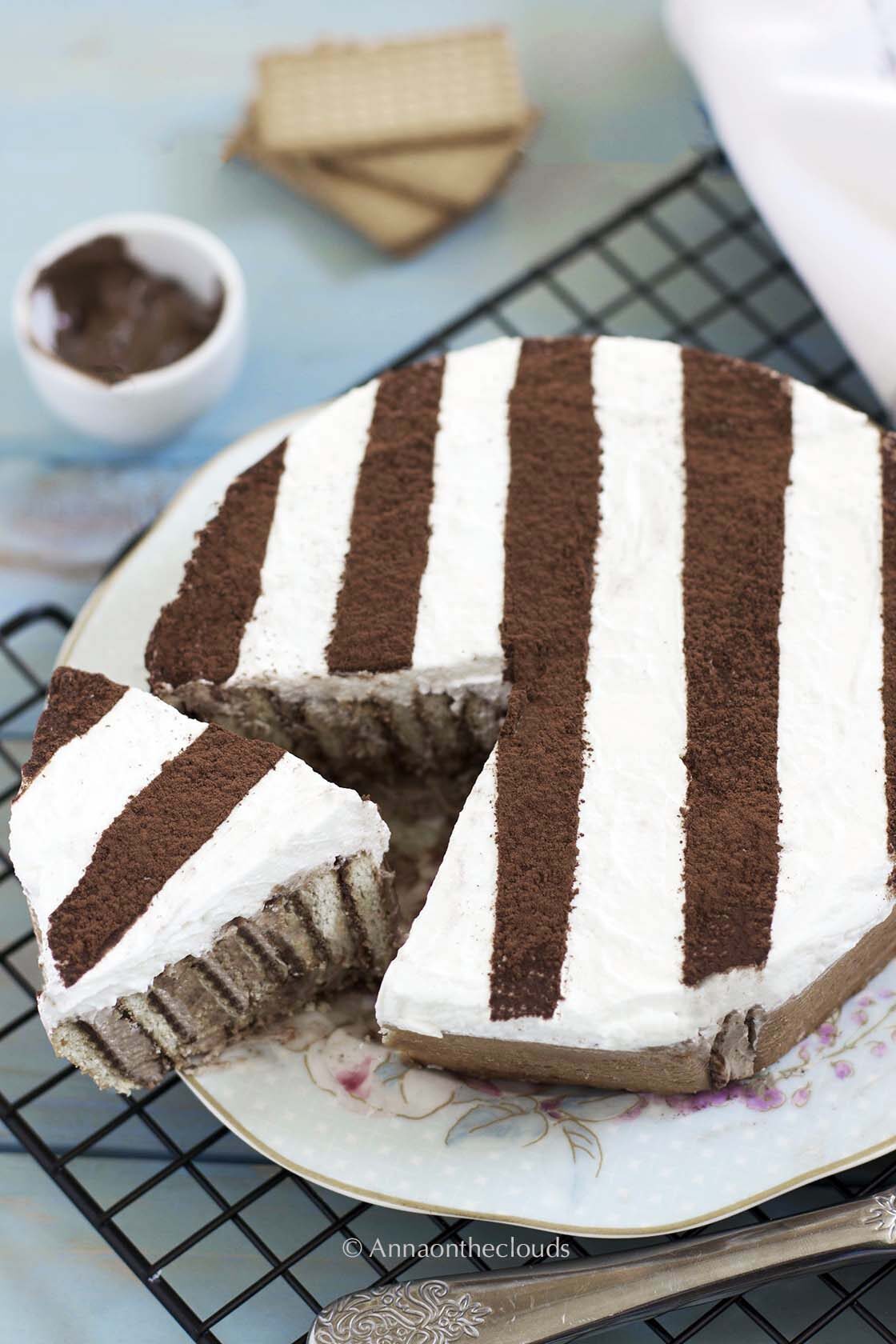 Torta mattonella senza cottura