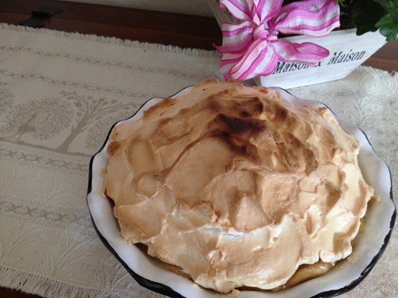 Torta meringata al limone