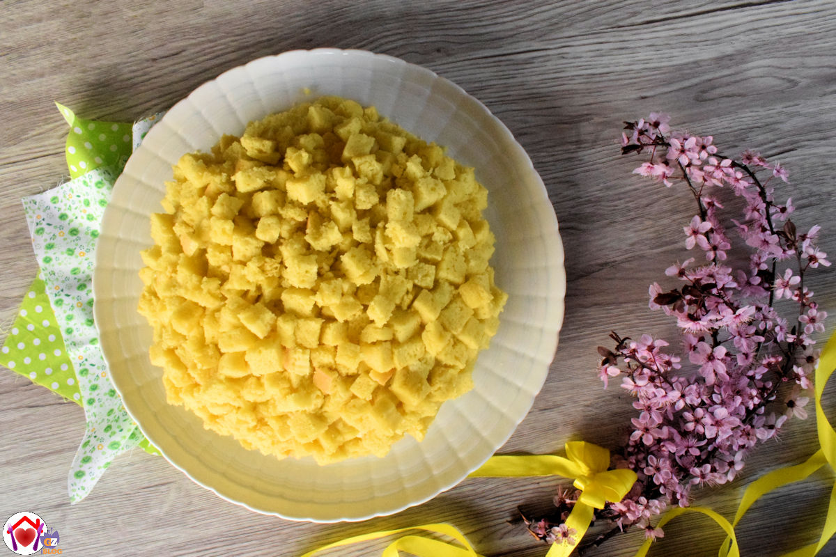 Torta mimosa all’ananas – versione vegana