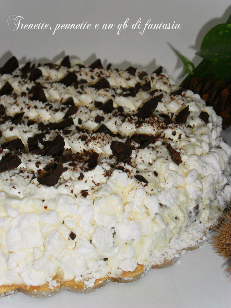 Torta montblanc al tiramisù