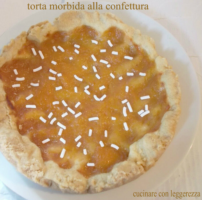 Torta morbida alla confettura