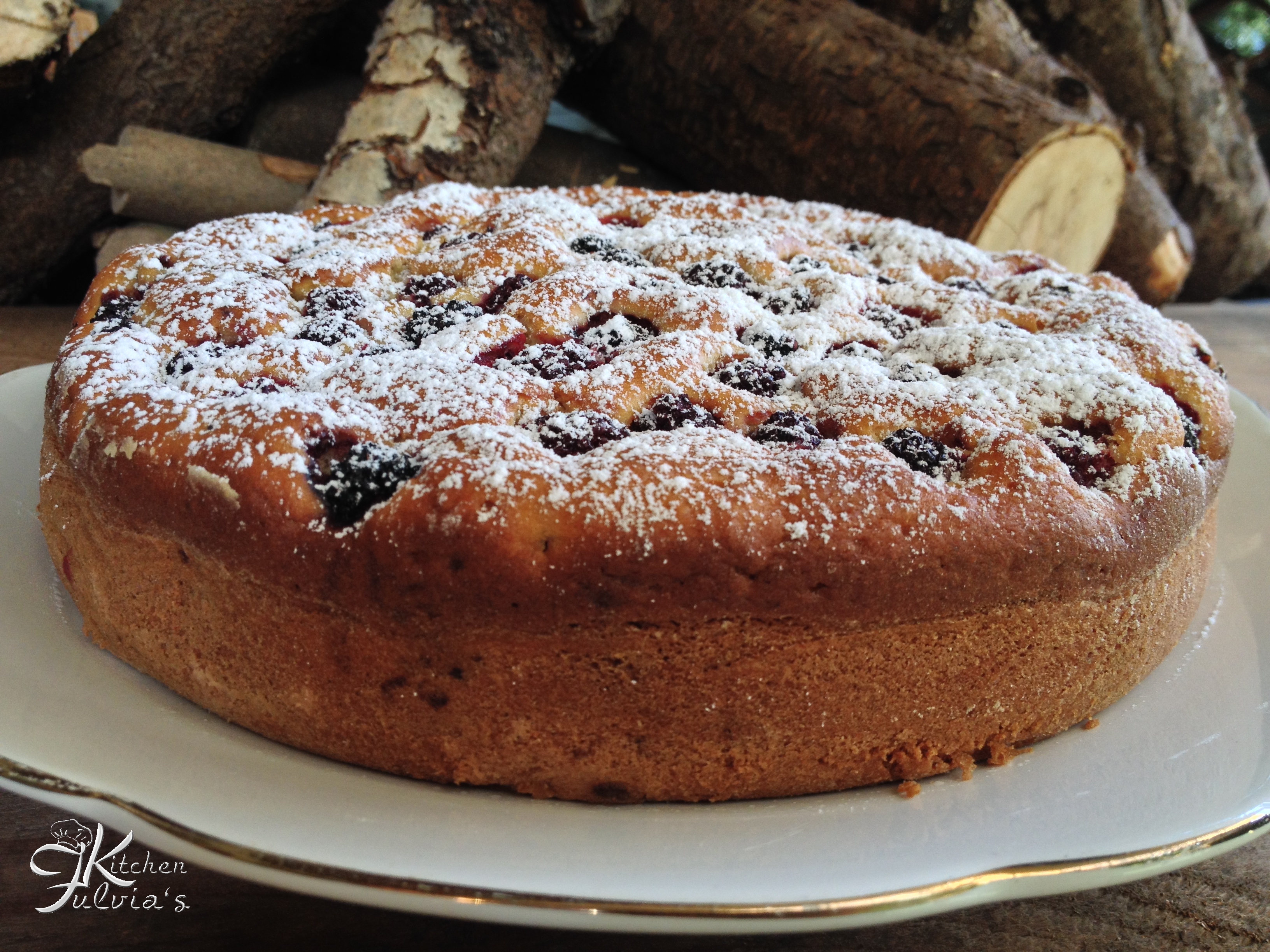 Torta morbida alla more