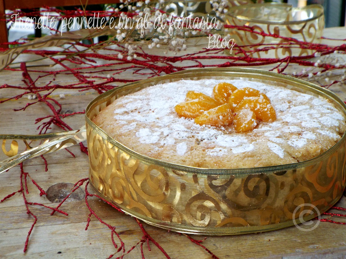 Torta morbida castagne e clementine