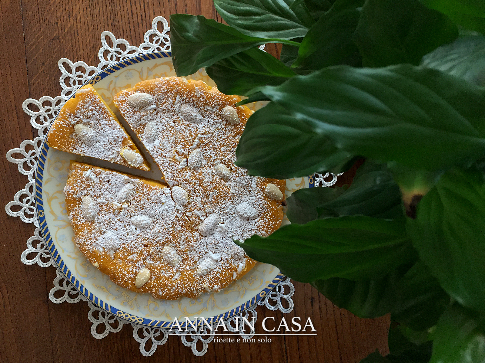 Torta morbida con zucca