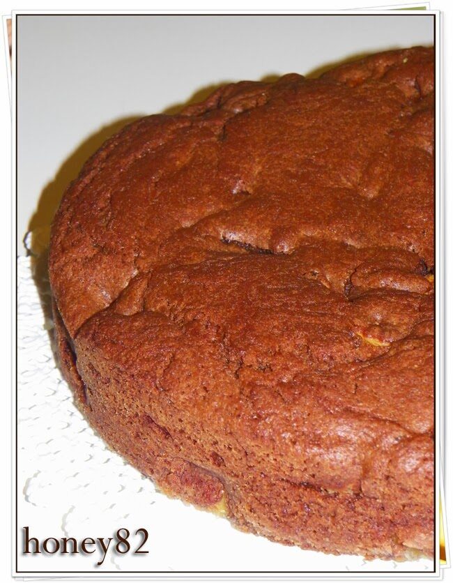 Torta morbida di mele nocciole e cioccolato