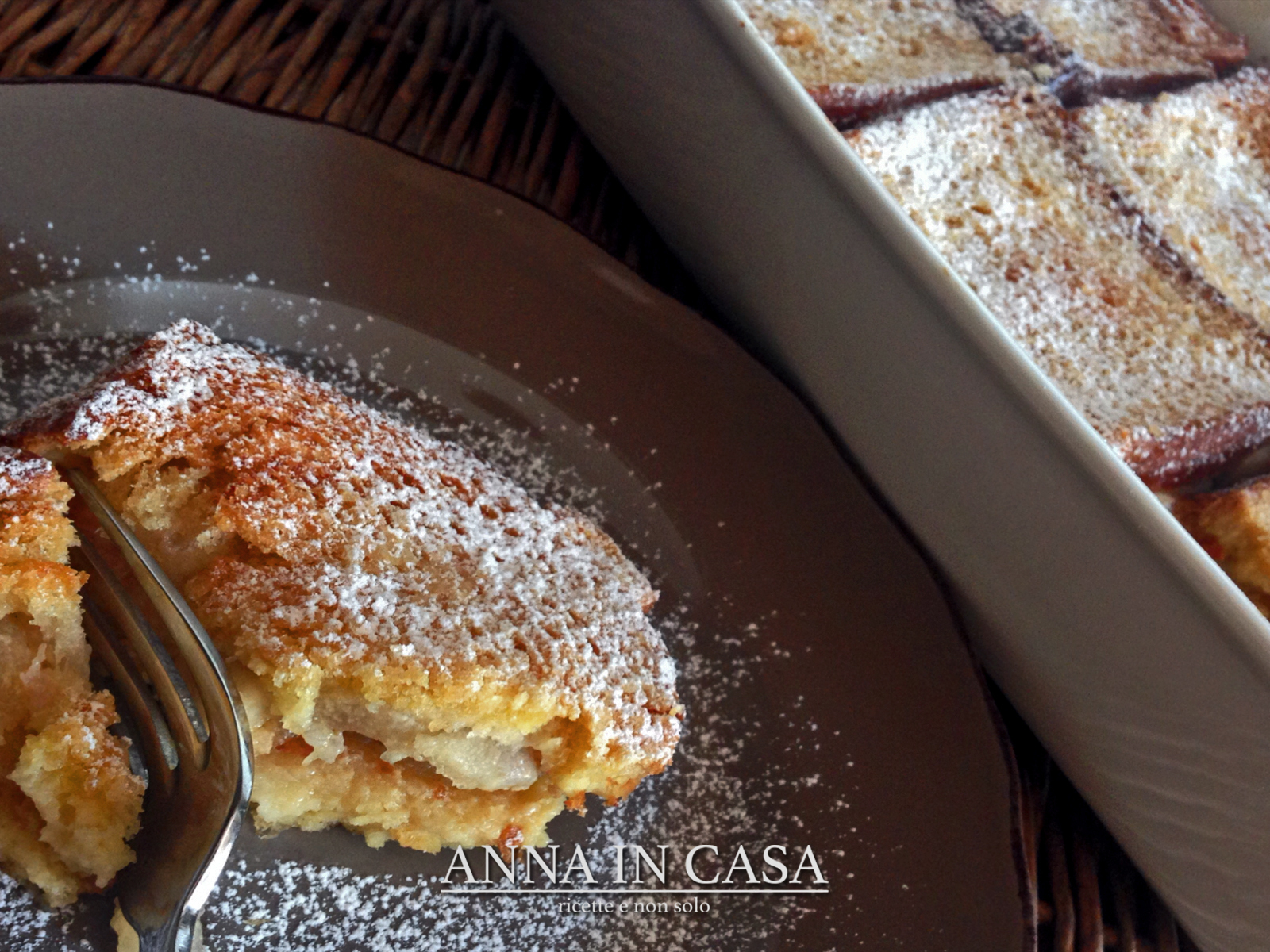 Torta morbida di pane (tipo pudding)