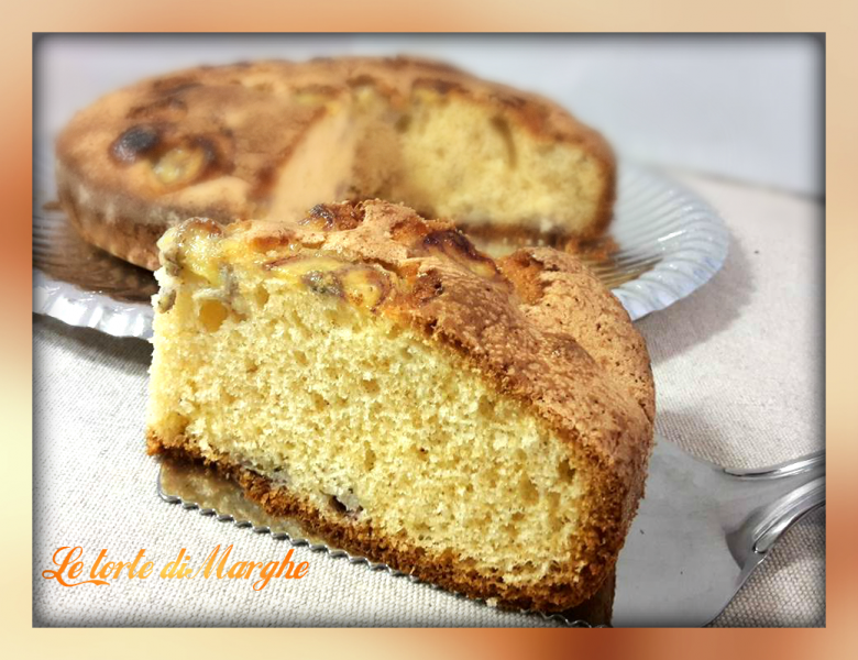 Torta morbida di yogurt e banane