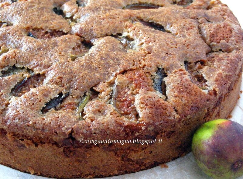 Torta morbida integrale ai fichi settembrini