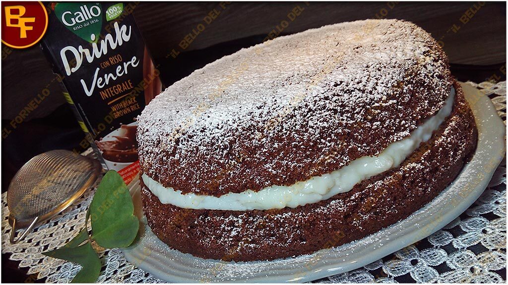 Torta moretta con crema pasticcera senza uova